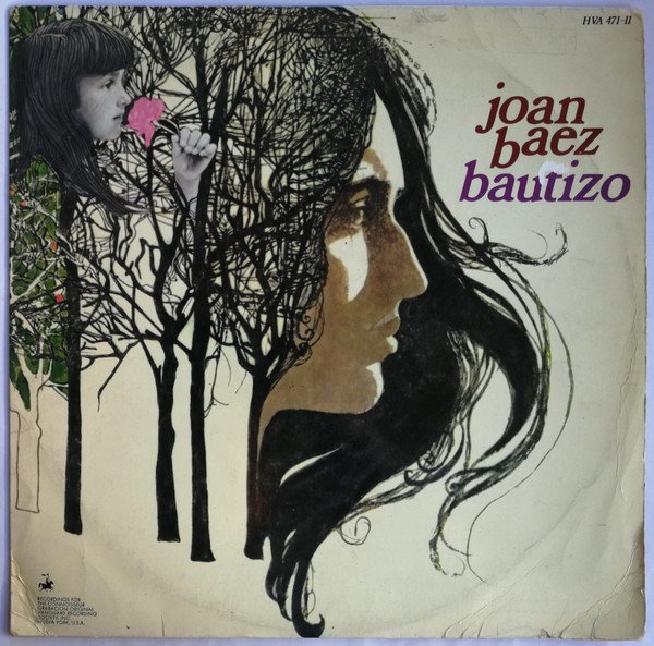 Joan Baez Bautizo Folk Oscuro Disco Vinilo LP