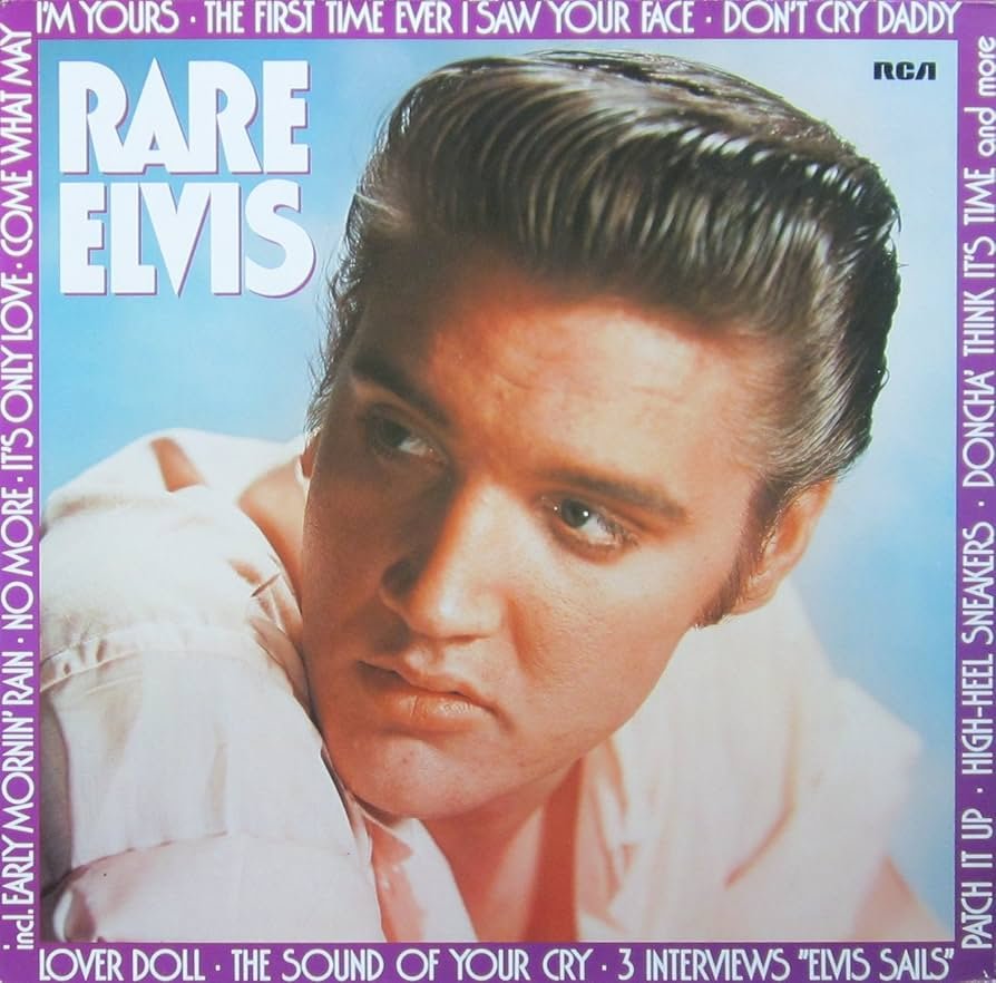 ELVIS PRESLEY - RARE ELVIS - Disco vinilo LP de Rarezas, Caras B y entrevistas - Para coleccionistas